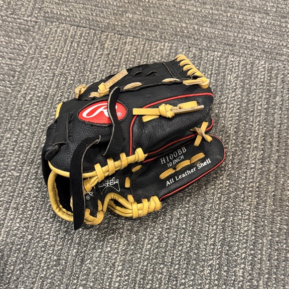 Rawlings Black and Yellow Leather Men's Bag - Picture 1 of 2